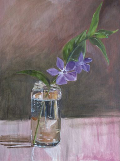 Periwinkle in Glass Jar - 2020