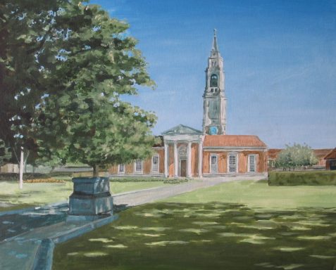 View of the Royal Hospital School Approach -
