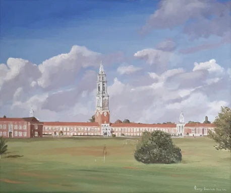 Royal Hospital School from the Playing Fields